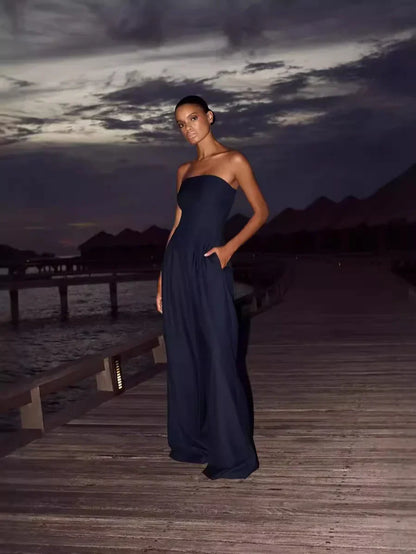 Sofía™ | Elegant Off-Shoulder Jumpsuit