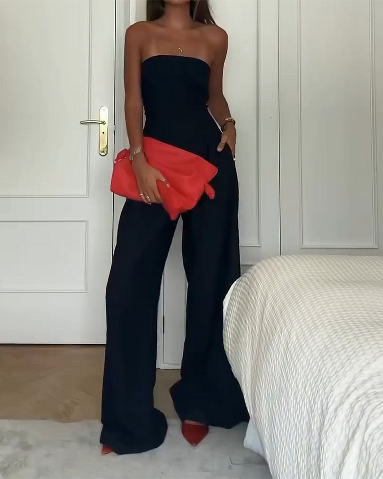 Sofía™ | Elegant Off-Shoulder Jumpsuit